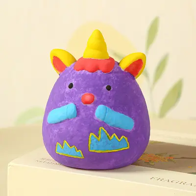 El Boyama DIY Gezegen Lambası Ay Gece Lambası Manuel Boyama Çizim Renkli Boyama El Sanatı Stüdyosu Kişisel Yapım - 13