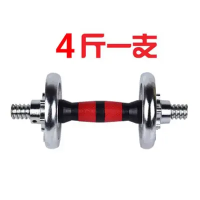哑铃男士健身家用套装纯铁电镀20公斤/30kg杠铃9斤可调节重量一对 - 7