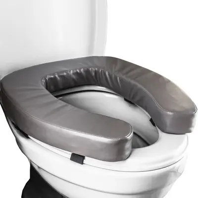 Suction Cup Raised Soft Toilet Seat Cushion for Elderly and Pregnant Women - 3