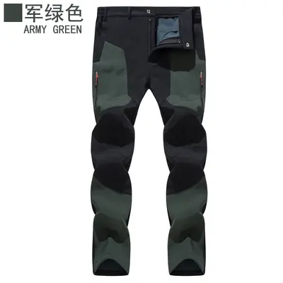Herren-Softshellhose mit Fleece-Futter, wasserabweisend, Großgrößen - 10
