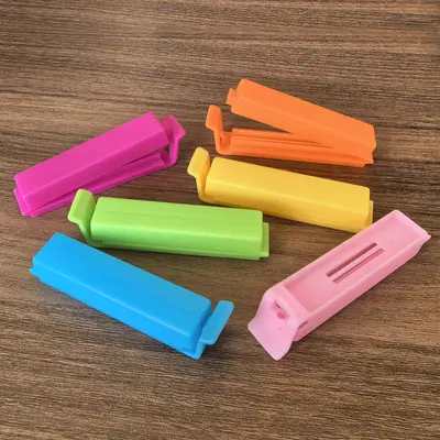 Gıda sızdırmazlık klipsi, neme dayanıklı ve taze tutma klipsi, çay süt tozu atıştırmalık yiyecek torbası sızdırmazlık klipsi, plastik LOGO ile özelleştirilebilir - 5