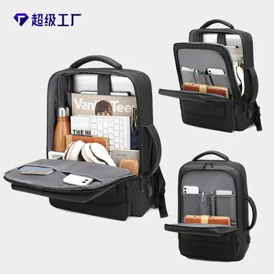 Geschäftsrucksack für Herren, neue grenzüberschreitende Outdoor-Reisetasche, multifunktionaler Laptop-Rucksack mit individuellem gedrucktem LOGO