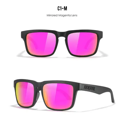 KDEAM Quadratische UV-Polarisierte Sonnenbrille Klassisches Design für jeden Anlass Herren- und Damensorsonnenbrille Angeln Sportbrille KD332 - 10