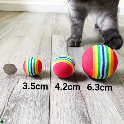 Rainbow Cat Ball, Self-Play Interactive Toy - 6