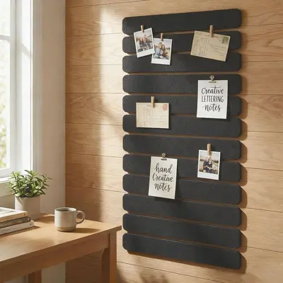 12-teiliges Filzpinnwand-Set mit Wand-Klebenotizen