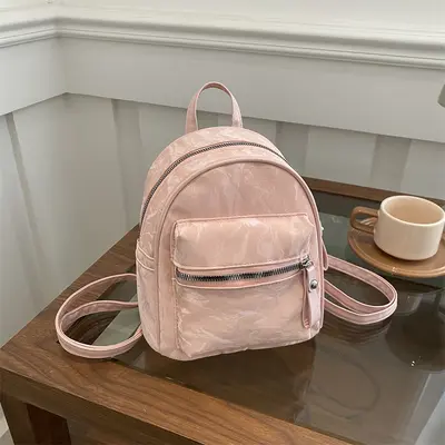 Women's Small Simple Backpack, Casual Daily and Travel Use - 9