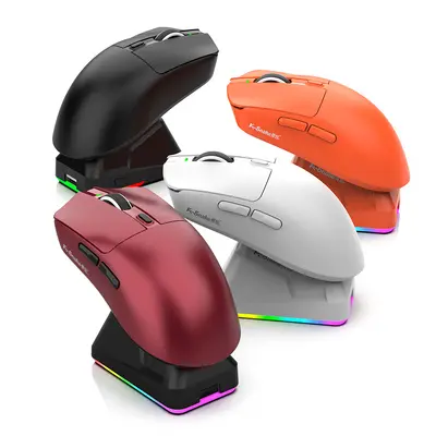 Viper X11pro Hafif PAW3311 E-Spor Oyun Tri-Mode Wireless Bluetooth Şarjlı RGB Tabanı Mouse