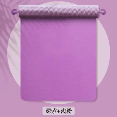 TPE Yoga Mat Non-Slip Thickened Soundproof Fitness Mat - 7