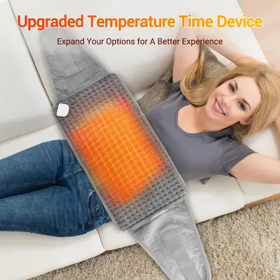 Heated Waist Belt, Winter Thermal Lumbar Support, Velcro