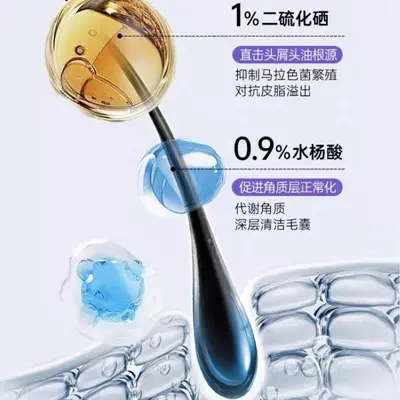 Bayer Kangwang Pure Clear Шампунь с дисульфидом селена, для объёма, против зуда, освежающий, против перхоти, себорегулирующий шампунь-гель - 3