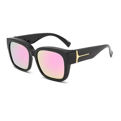 T-Frame Clip-On Sunglasses Fits Over Prescription Glasses, UV Protection - 12