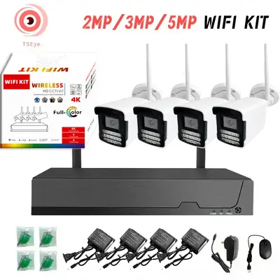 WiFi surveillance camera 4-channel, wireless, remote control - 2