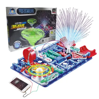 Electronic Circuit Building Block Set, Physics Experiments, Ages 6+