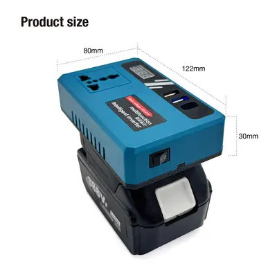 Smart Lithium Battery Inverter 18-21V Dual USB DC5V Charging - 2