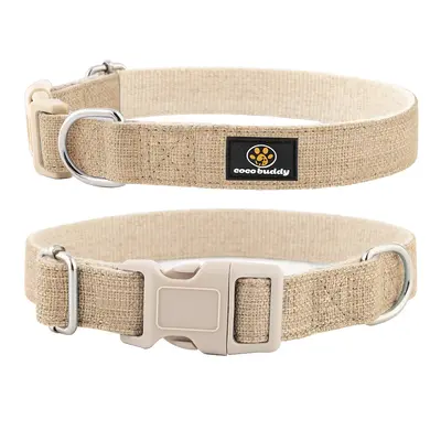 Pure Linen Dog Collar for Large, Medium and Small Dogs - 6