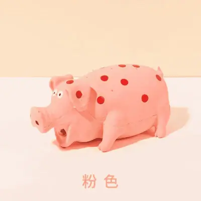 Squeaky Pig Dog Toy, Durable and Chew-Resistant - 7