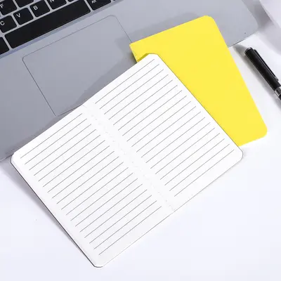 Grenzüberschreitendes farbiges A6 liniertes Notizbuch aus Kraftpapier, bedruckbar mit Logo, Schüler-Hausaufgabenheft, weiches Kopier-Notizbuch, Laptop-Notizbuch