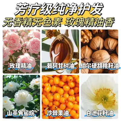 大牌同款护发精油 女士烫染受损毛燥养发精油玫瑰植物柔顺护发油