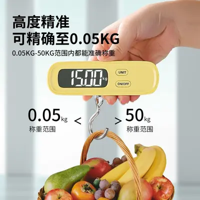 旅游行李秤充电手提秤吊磅秤50kg电子秤快递秤钓鱼秤买菜称箱包称