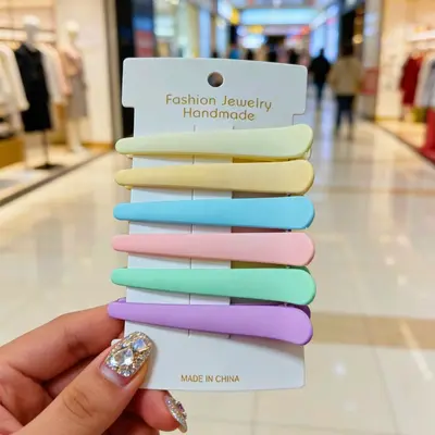 Großhandel Eisfrosted Enten-Schnabel-Clip Gesichtswäsche Make-up Seitliche Klammer große bunte niedliche Haarspange Explosion Clip Haiflossen-Clip Haarspange - 12