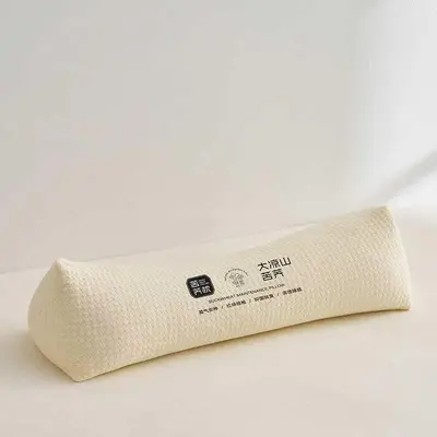 Full buckwheat pillow for cervical spine protection, adult sleep aid, bone belt preventing traction pillow, supports rigid cylindrical cervical spine pillow
