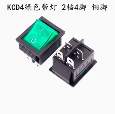 KCD4 tekne anahtarı, ışıklı, 16A 250V - 9