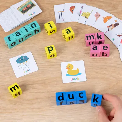 Children's English Word Cards, Spelling Battle Educational Board Game - 3