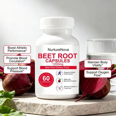 Grenzüberschreitender Lieferant Rote-Bete-Kapseln Beet Root Capsules 60 Stück auf Lager Ab-Werk-Hersteller