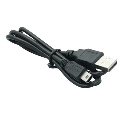 Mini Tip USB Data and Charging Cable, 5 Pin, for MP3, MP4, MP5 and Cameras