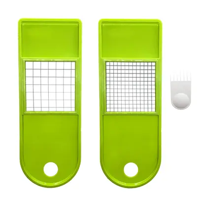 Multifunctional vegetable chopper, manual press-type for potatoes and onions