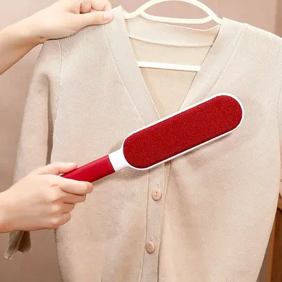 Static hair removal brush for pet and clothing care - 4