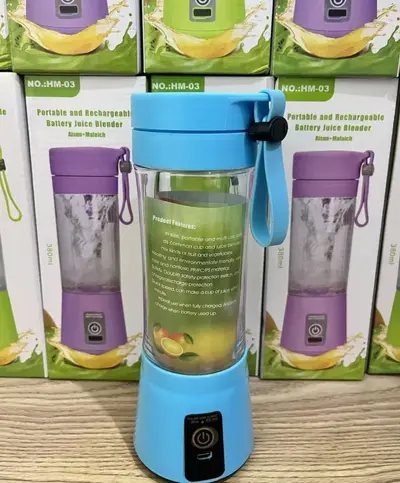 Portable mini electric juicer 6-blade USB rechargeable - 7