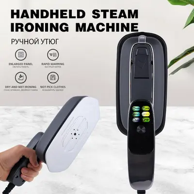 Handheld Steam Iron with Digital Display, Rotatable, Portable