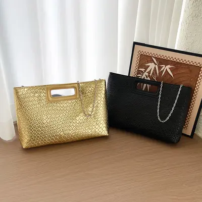 Women's Crossbody Handbag, Light Luxury Evening Clutch - 3