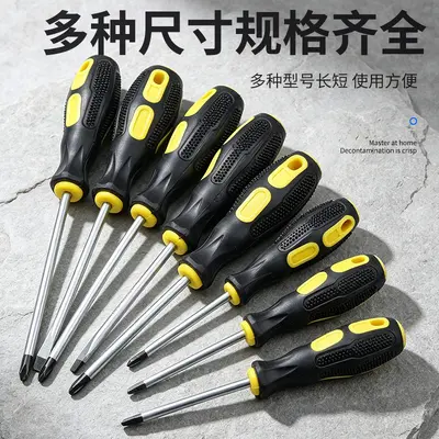 Screwdriver set, magnetic, slotted and Phillips bits