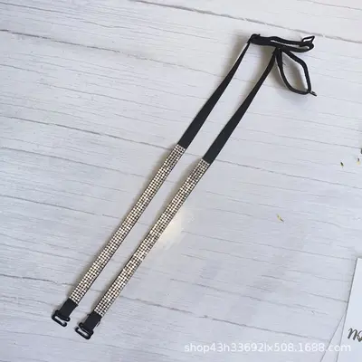 Elastische abnehmbare BH-Träger mit Strass