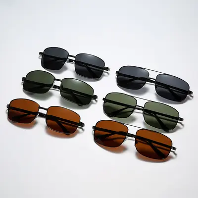 Men's Square Polarized Outdoor Driving Sunglasses