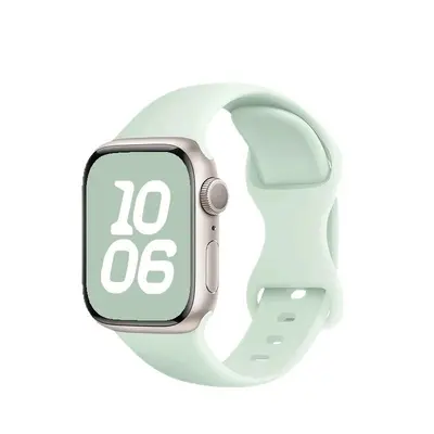 iWatch S10 uyumlu silikon kayış, kelebek toka, erkek ve kadın