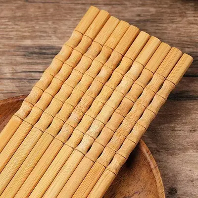 Kaymaz karbonize bambu çubuk, kabak tasarımlı, 7x7x24 cm