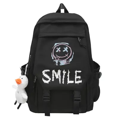Men's Middle and High School Backpack, Laptop Compartment, Lightweight Spine-Protecting - 8