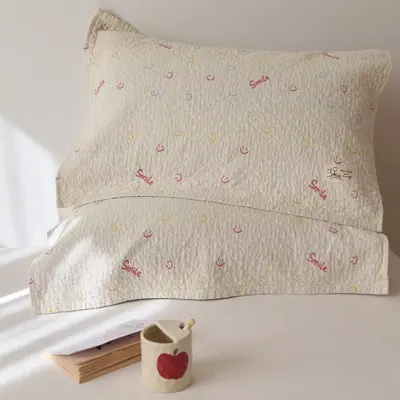 Pure cotton gauze pillowcase pair, thickened, fixable - 11