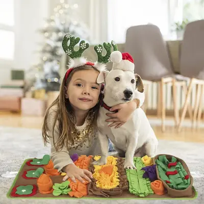 Dog Sniffing Mat for Slow Feeding Training, Fleece, Indoor and Outdoor - 3
