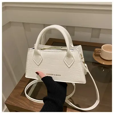 Single-Shoulder Crossbody Small Square Bag, Women's Commuter Handbag - 8