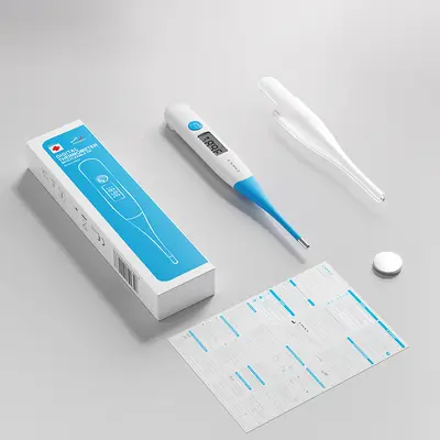 Soft-Tip Digital Thermometer for Children and Adults, Axillary and Oral