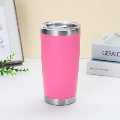 Sınır Ötesi 20oz 304 Paslanmaz Çelik Çift Katmanlı Vakumlu Araç Bardağı - 13