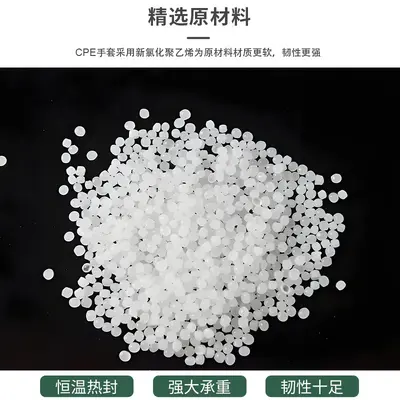 Одноразовые перчатки из CPE утолщенные с длинной текстурой, нескользящие прозрачные пластиковые CPE оптом с возможностью извлечения из коробки, устойчивые к масляным пятнам