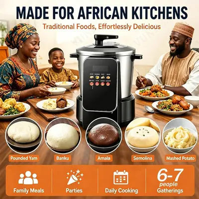 Automatische Fufu-Maschine 8L für Yampüree