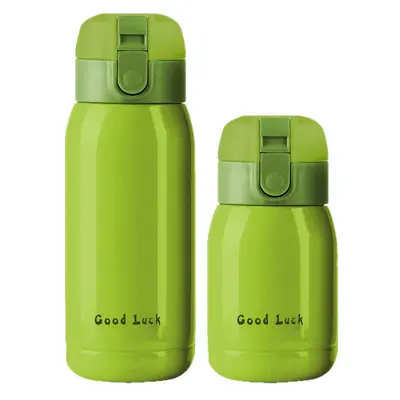 Goodluck Mini-Isolierbecher zum Trinken, tragbar, Kinderbecher, Taschenbecher, tragbar, hochwertiges Design, Sprungbecher - 5