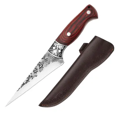 Yangjiang Metzgermesser-Set, handgeschmiedet, Hammerschlag - 8