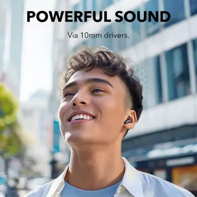 SoundCore P30i Noise-Cancelling Bluetooth Earphones, 45-Hour Battery